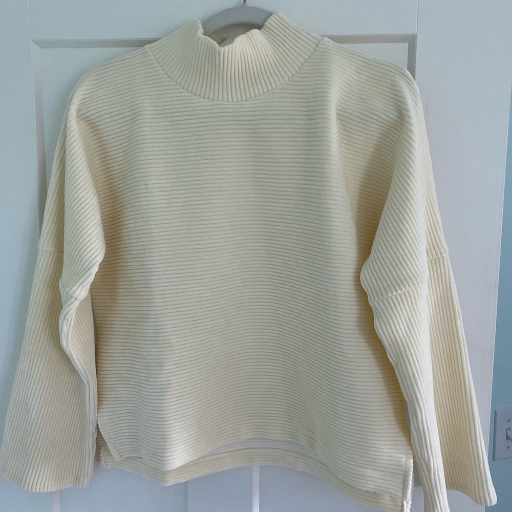 Madewell texture and thread small corduroy sweater